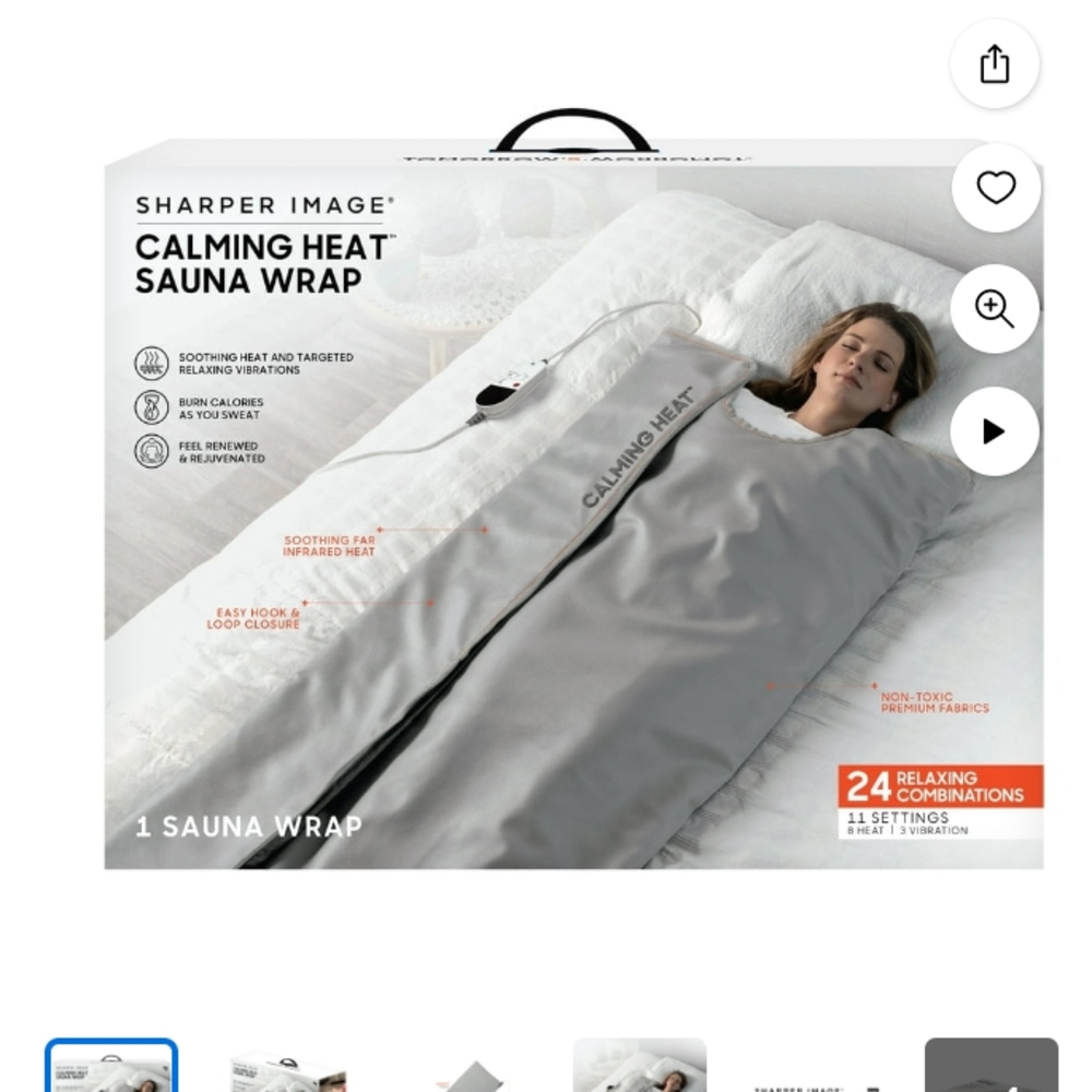 Sharper Image Gray Blanket for Cozy Comfort
